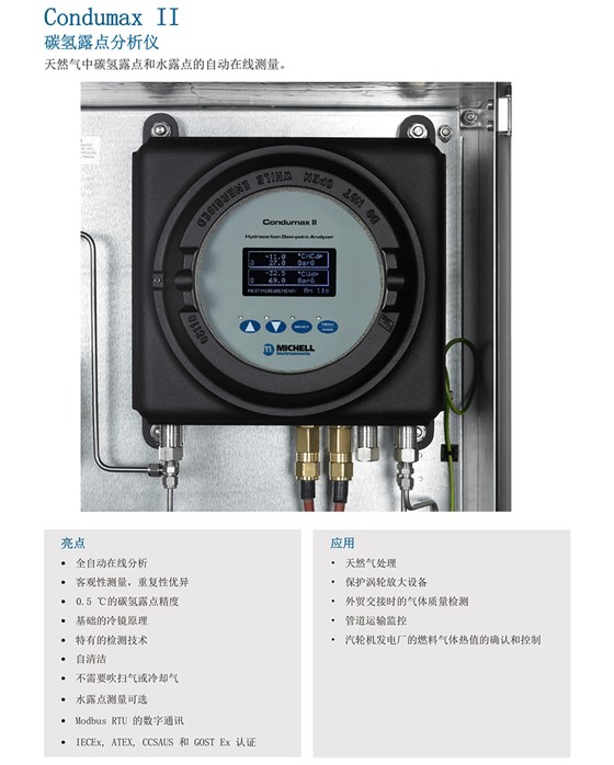 Condumax II 碳?xì)渎饵c(diǎn)分析儀