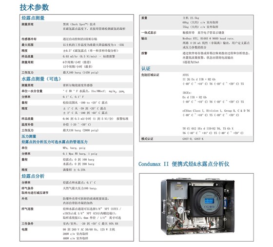 Condumax II 碳?xì)渎饵c(diǎn)分析儀