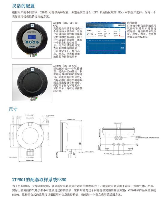 XTP601 系列 安全或危險(xiǎn)區(qū)域氧氣分析儀