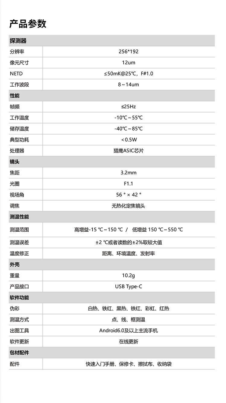創(chuàng)智飛便攜式手機熱像儀